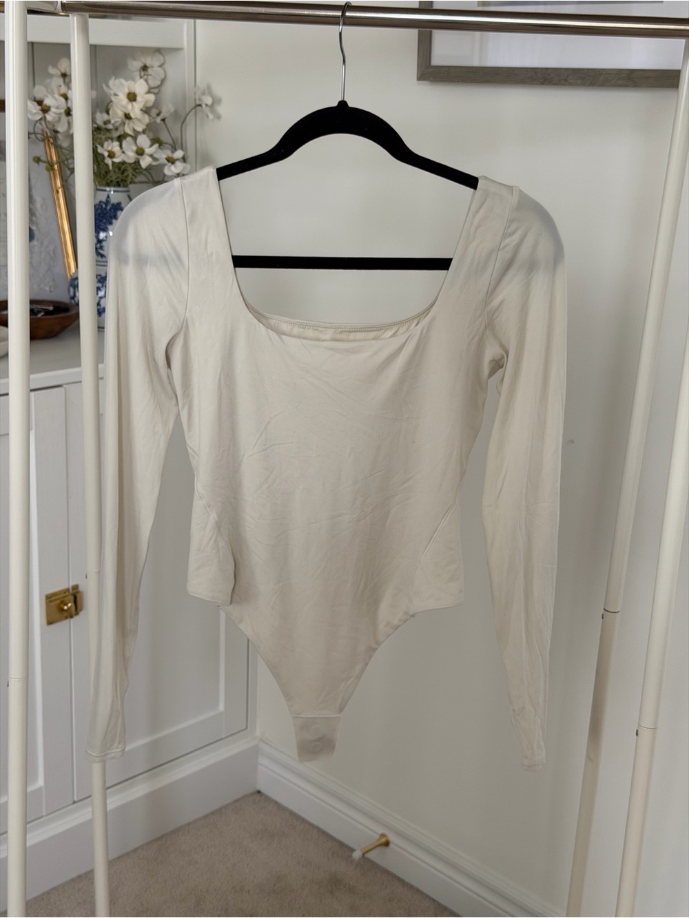 Lululemon Wundermost Ultra-Soft Nulu Square-Neck Long-Sleeve Bodysuit